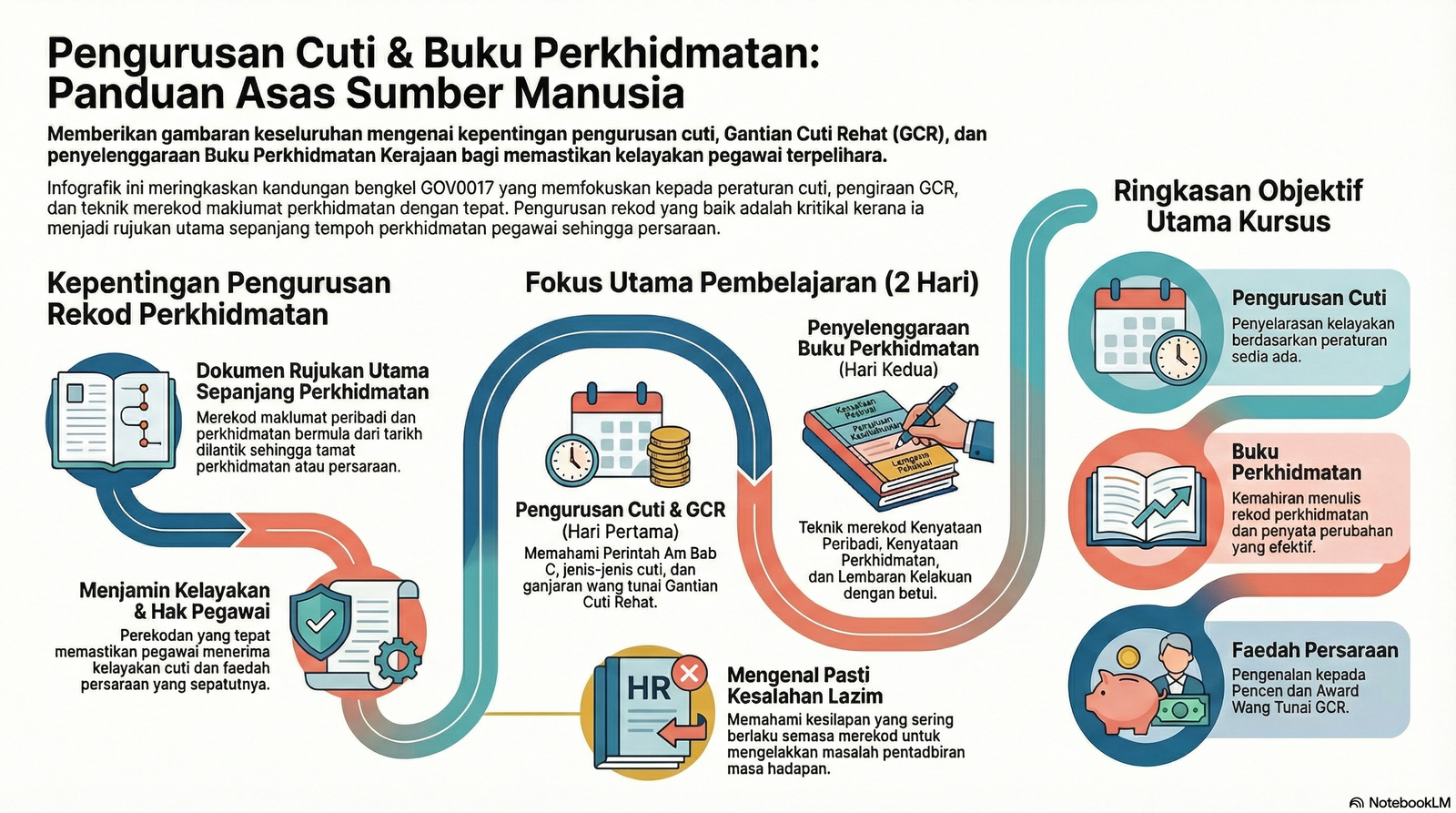 Pengenalan Mengenai Pengurusan Cuti, Gantian Cuti Rehat dan Buku Perkhidmatan